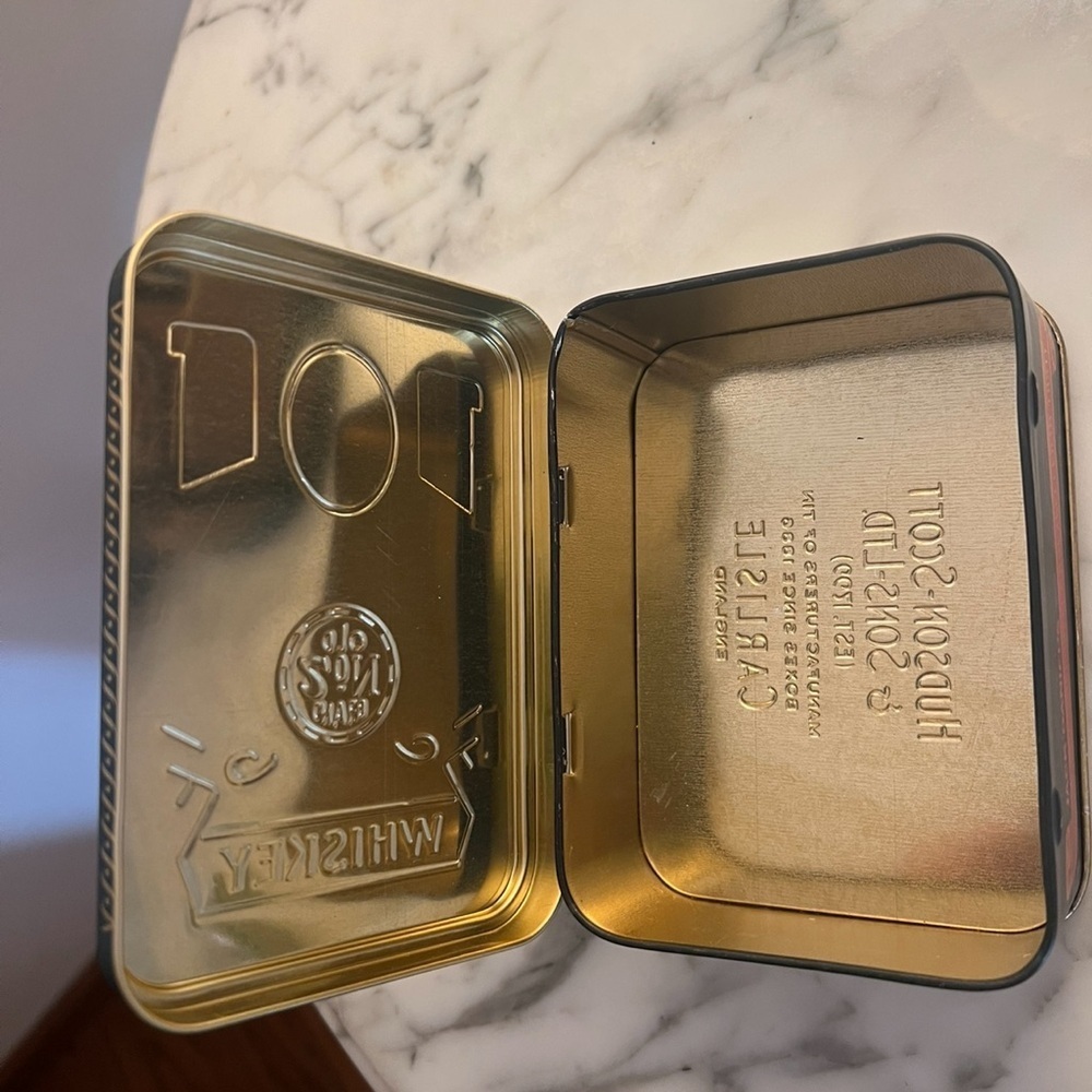 Jack Daniel's Whiskey Tin and Playing Cards New - Picture 4 of 5